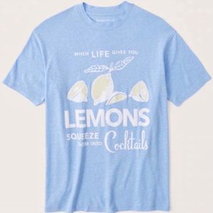 AF Oversized Boyfriend Tee – Blue